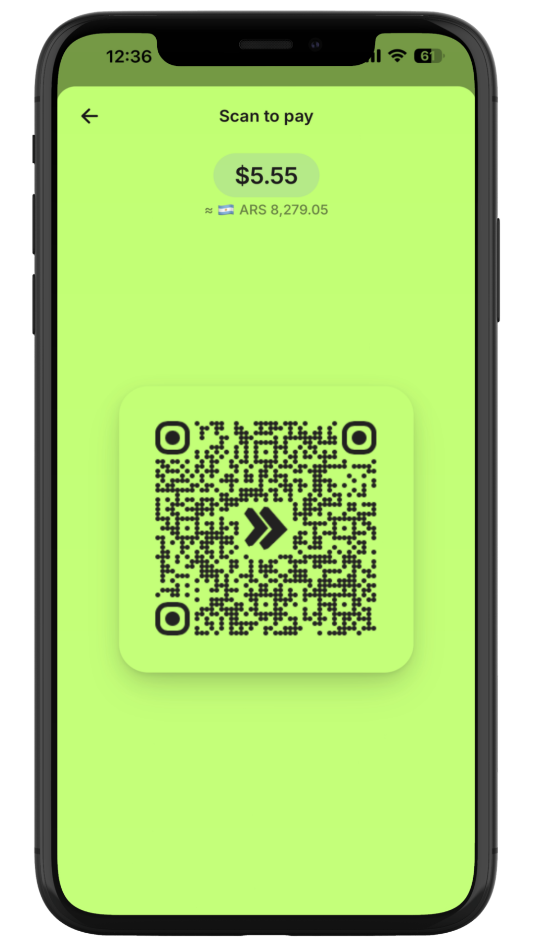 Yatori Pay in-app QR code checkout preview