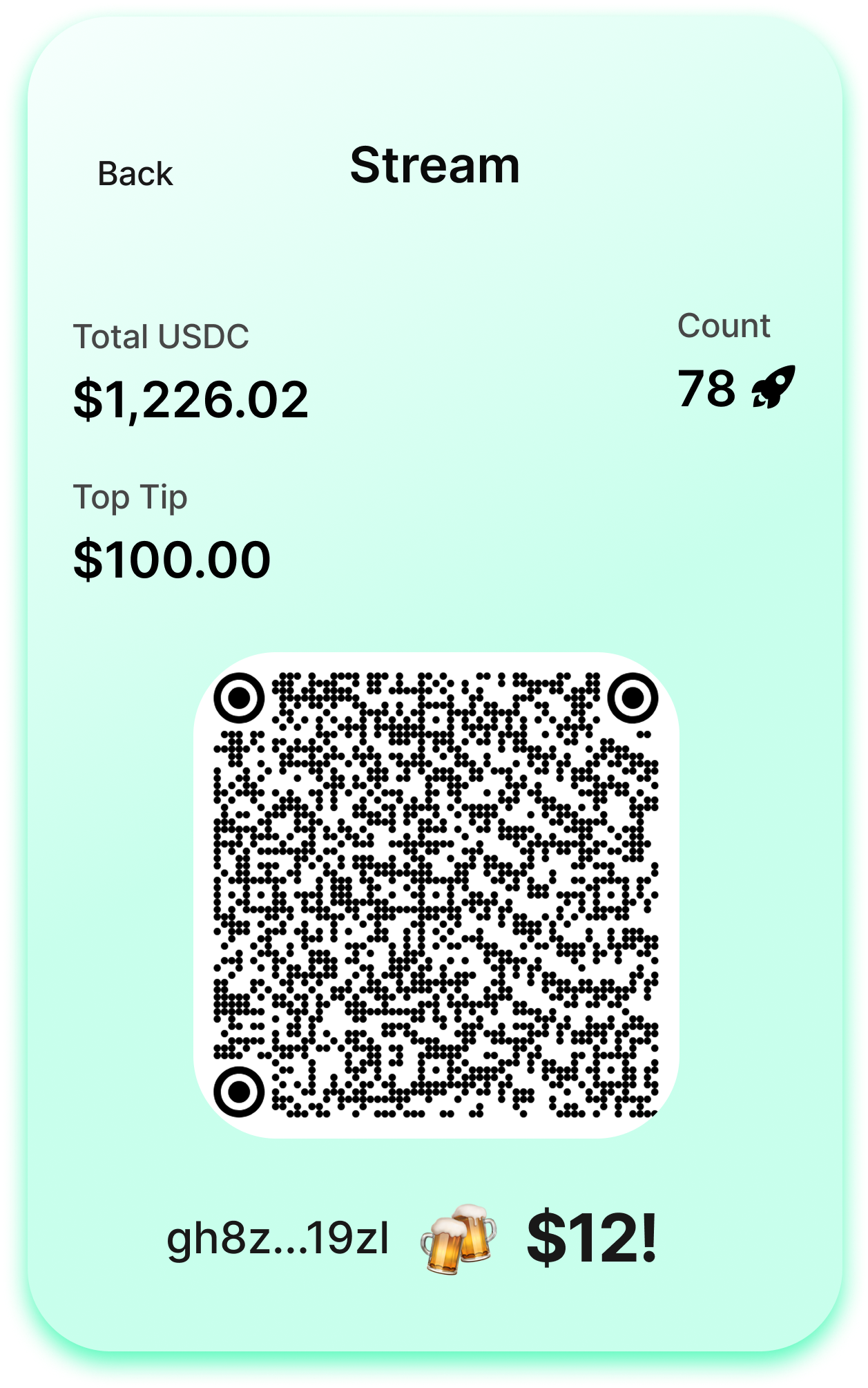 Stream Payments