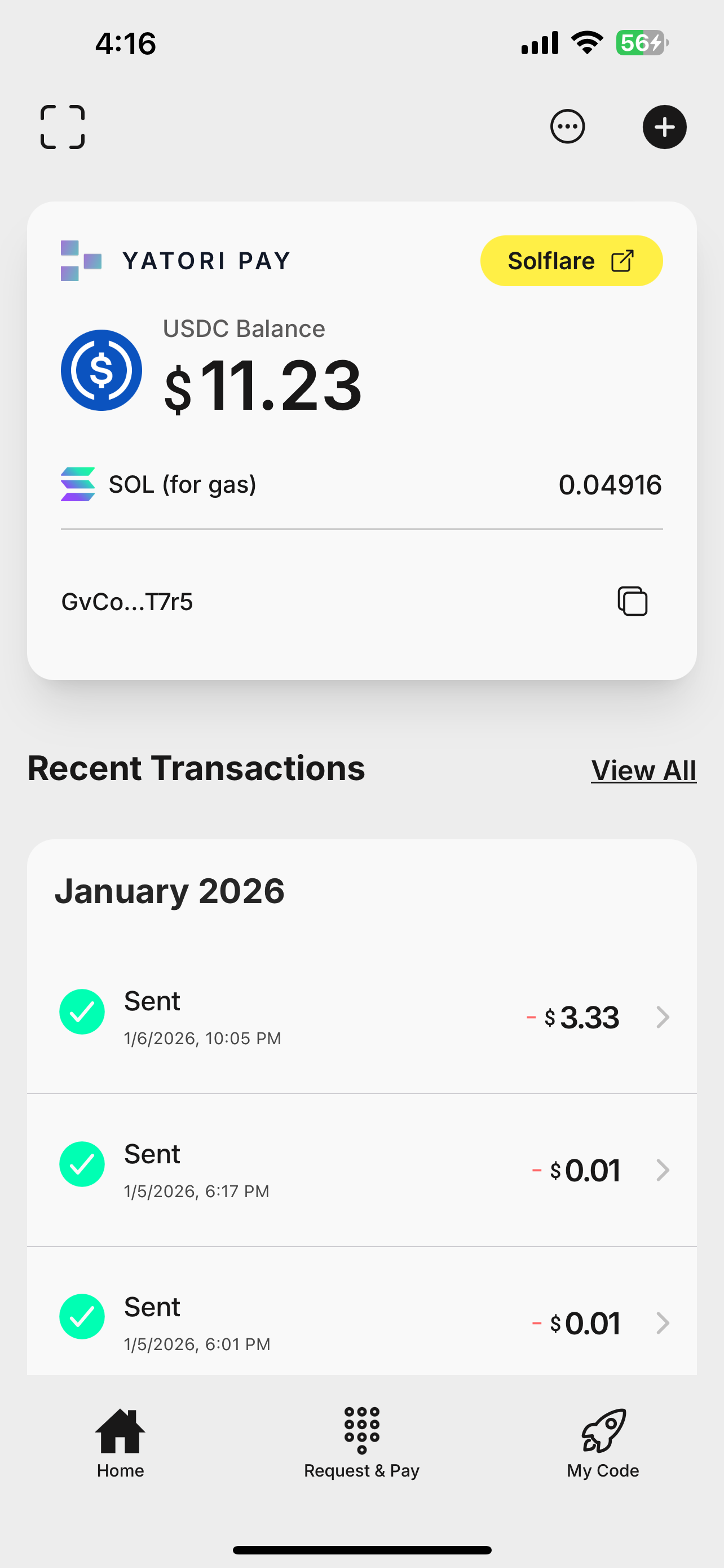 YATORI PAY App Screenshot 1
